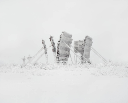 Tropospheric scatter antenna &ldquo;Chaika&rdquo;.Russia, Yamalo-Nenets Autonomous Okrug, 2014